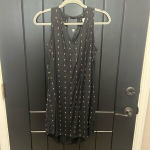 Black old navy pattern dress